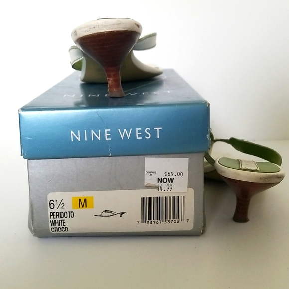 Nine West kitten heel size 6.5 thong sandal - Picture 4 of 5